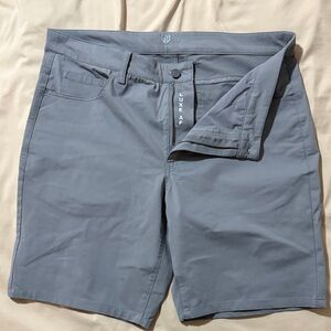 Men's Graham Luxe AF Gray Golf Shorts sz 34